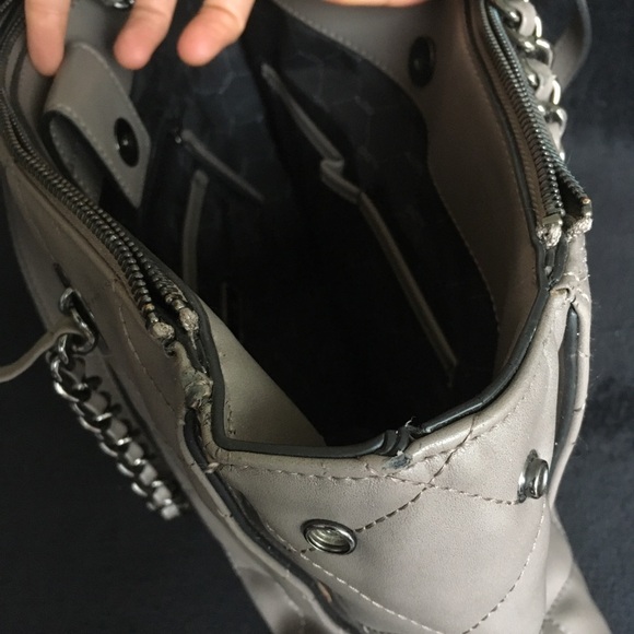 ALDO Gray Shoulder Bag Purse - Picture 11 of 16